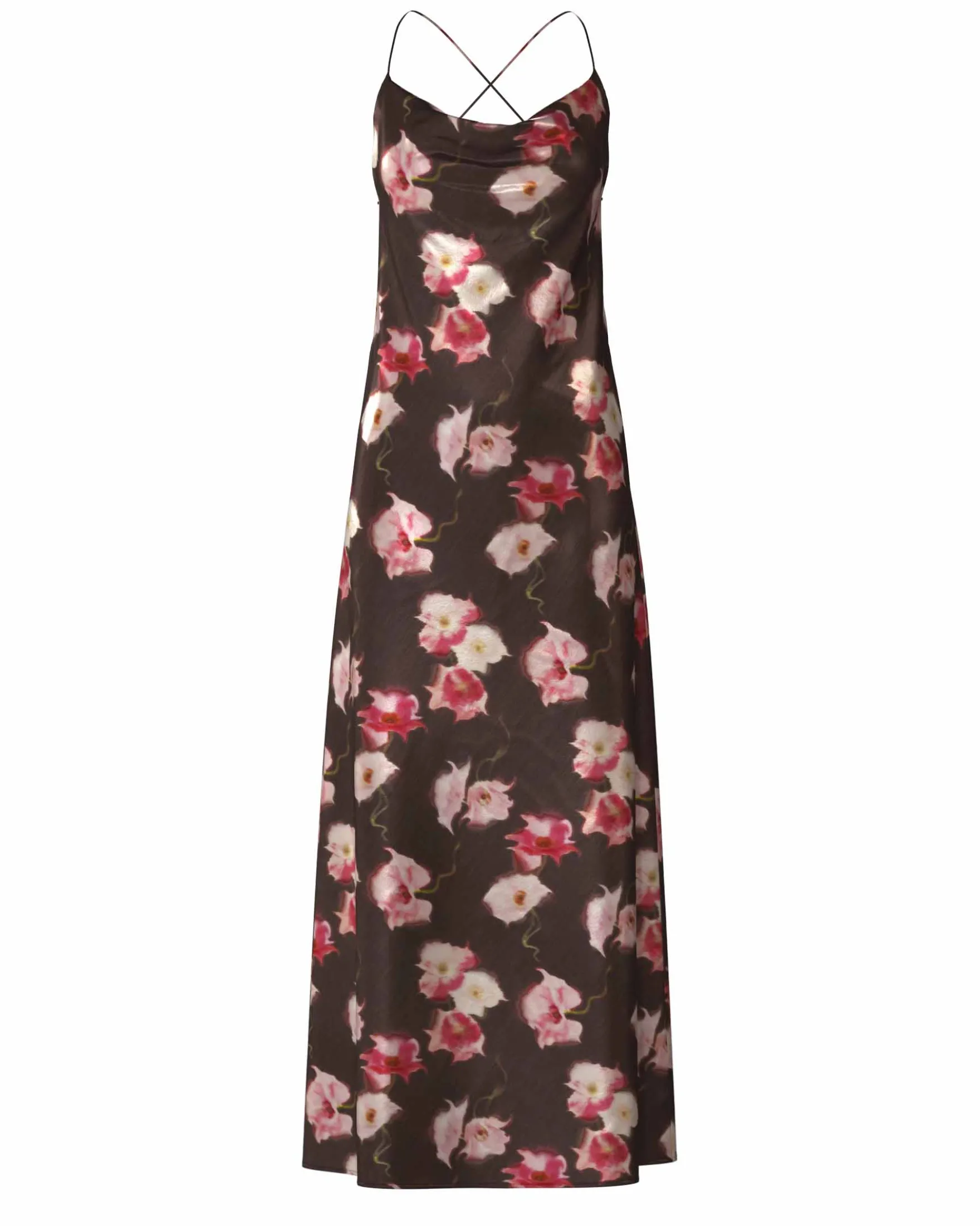 Objsally maxi slip dress