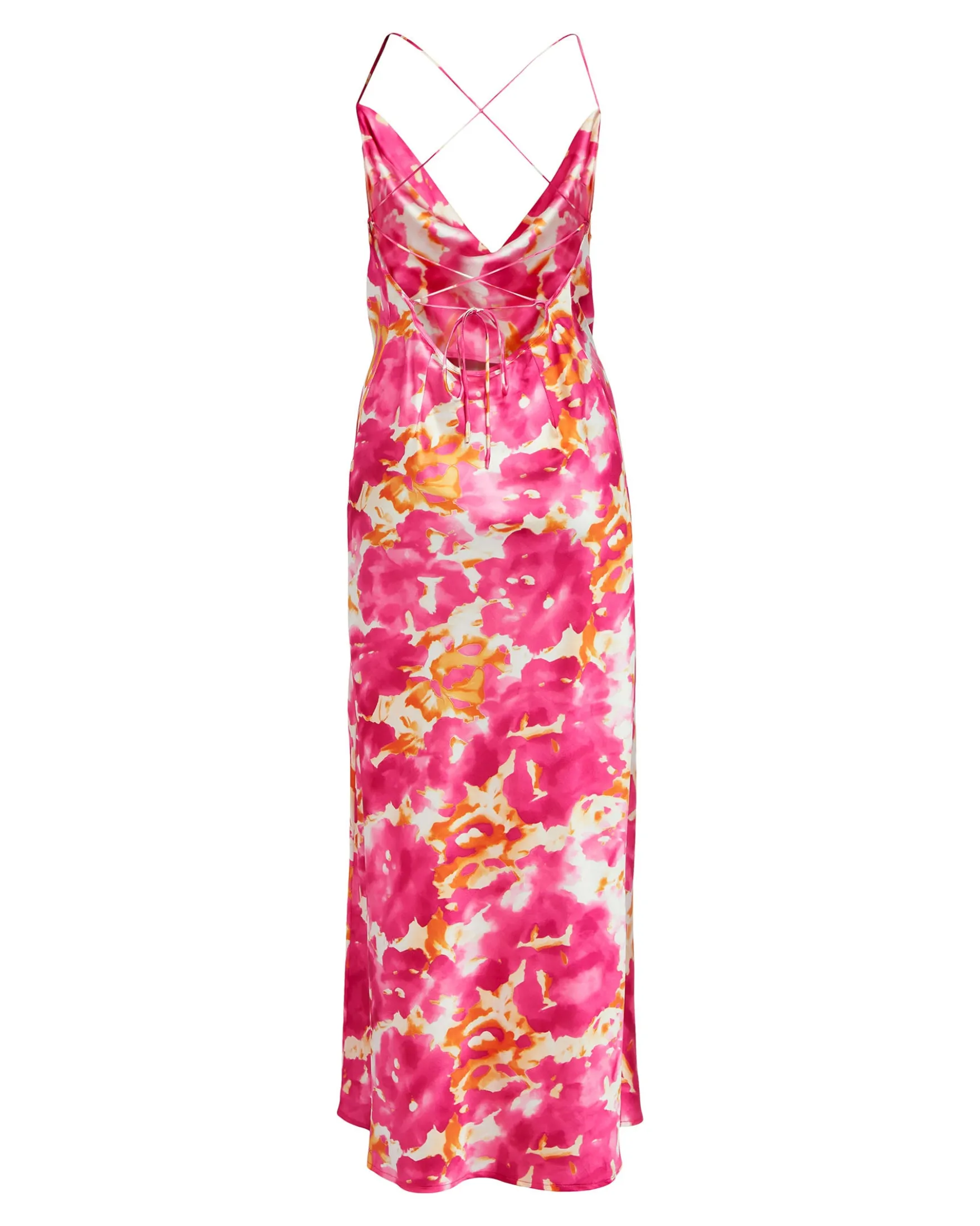 Objsally maxi slip dress
