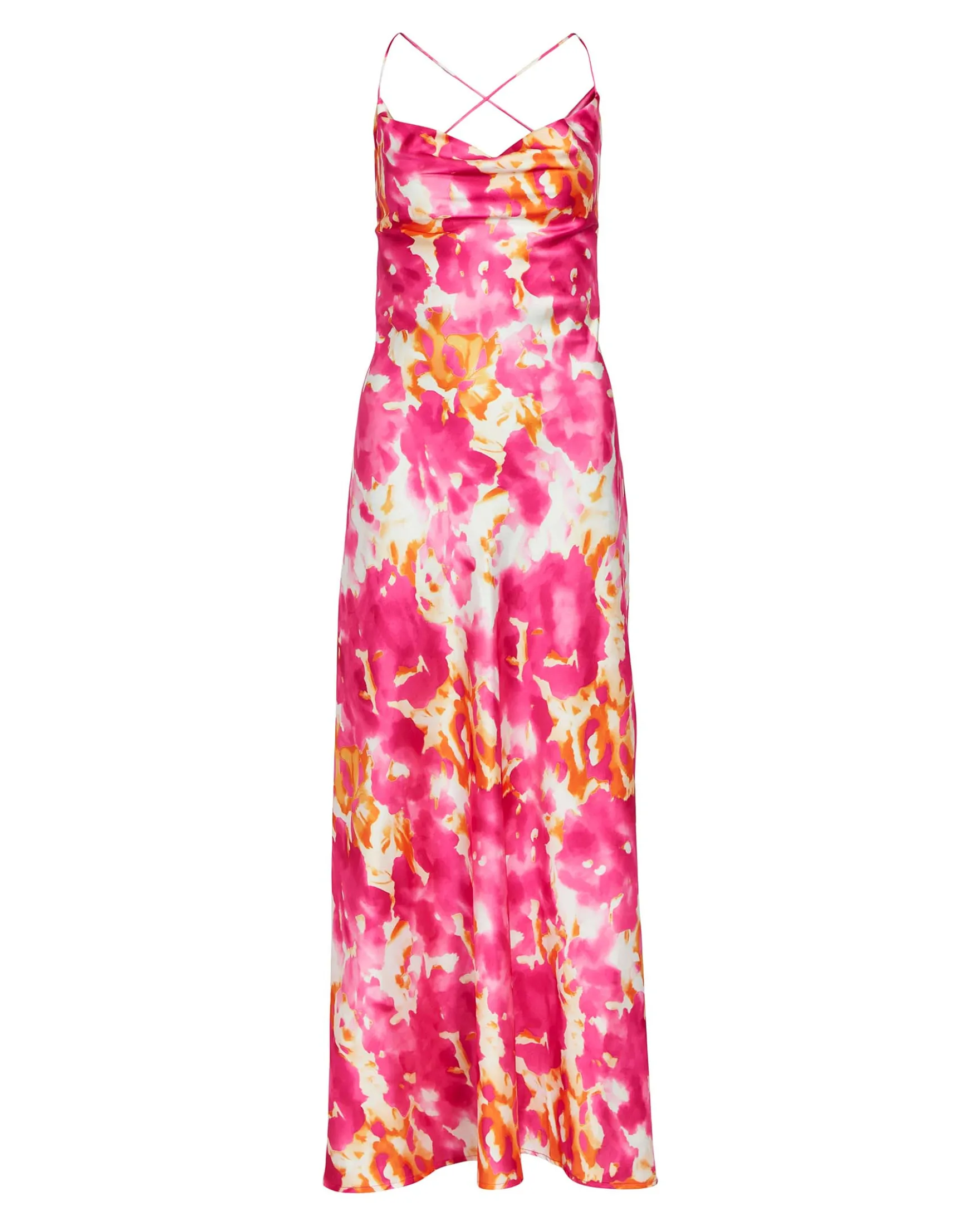 Objsally maxi slip dress