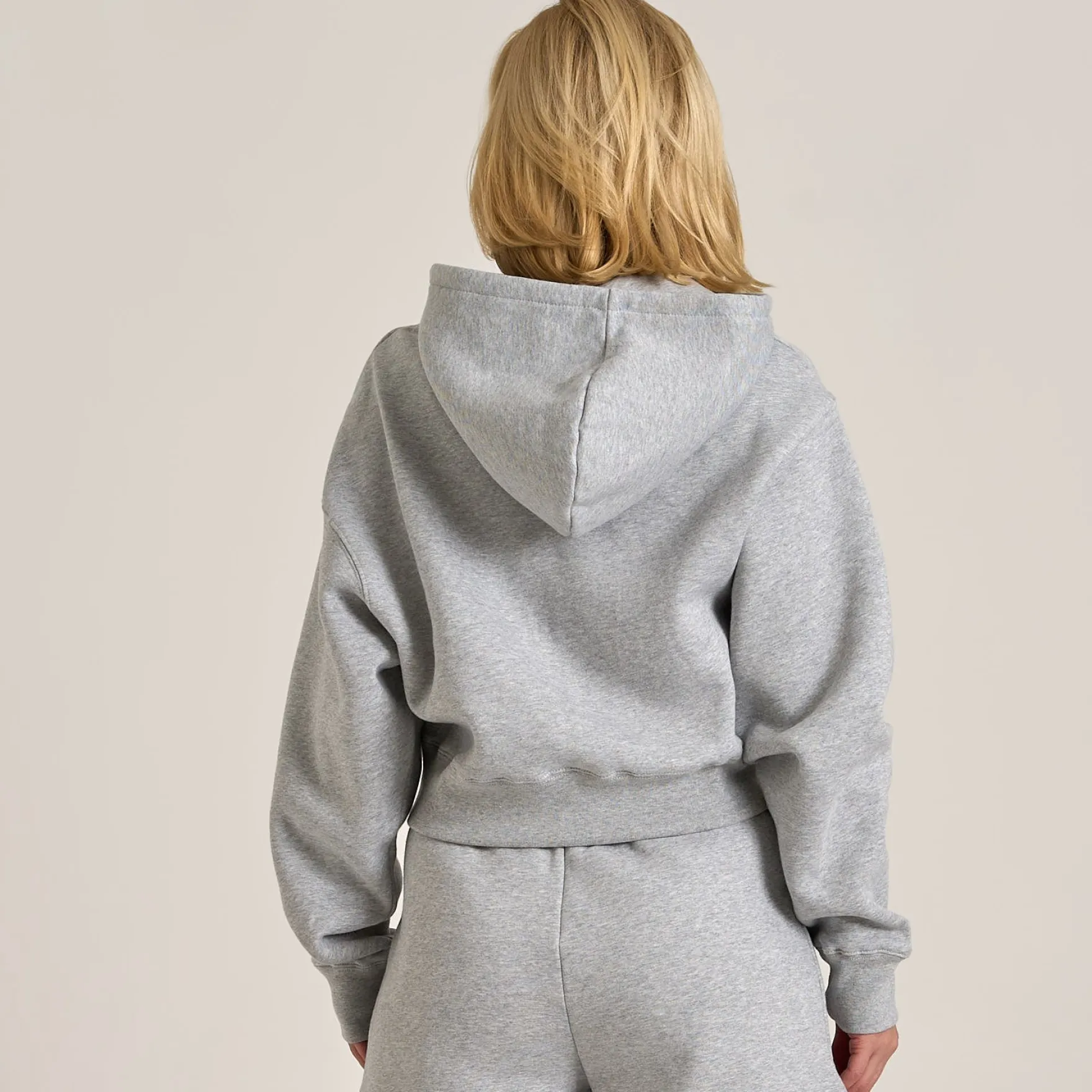 Organic fitted hoodie