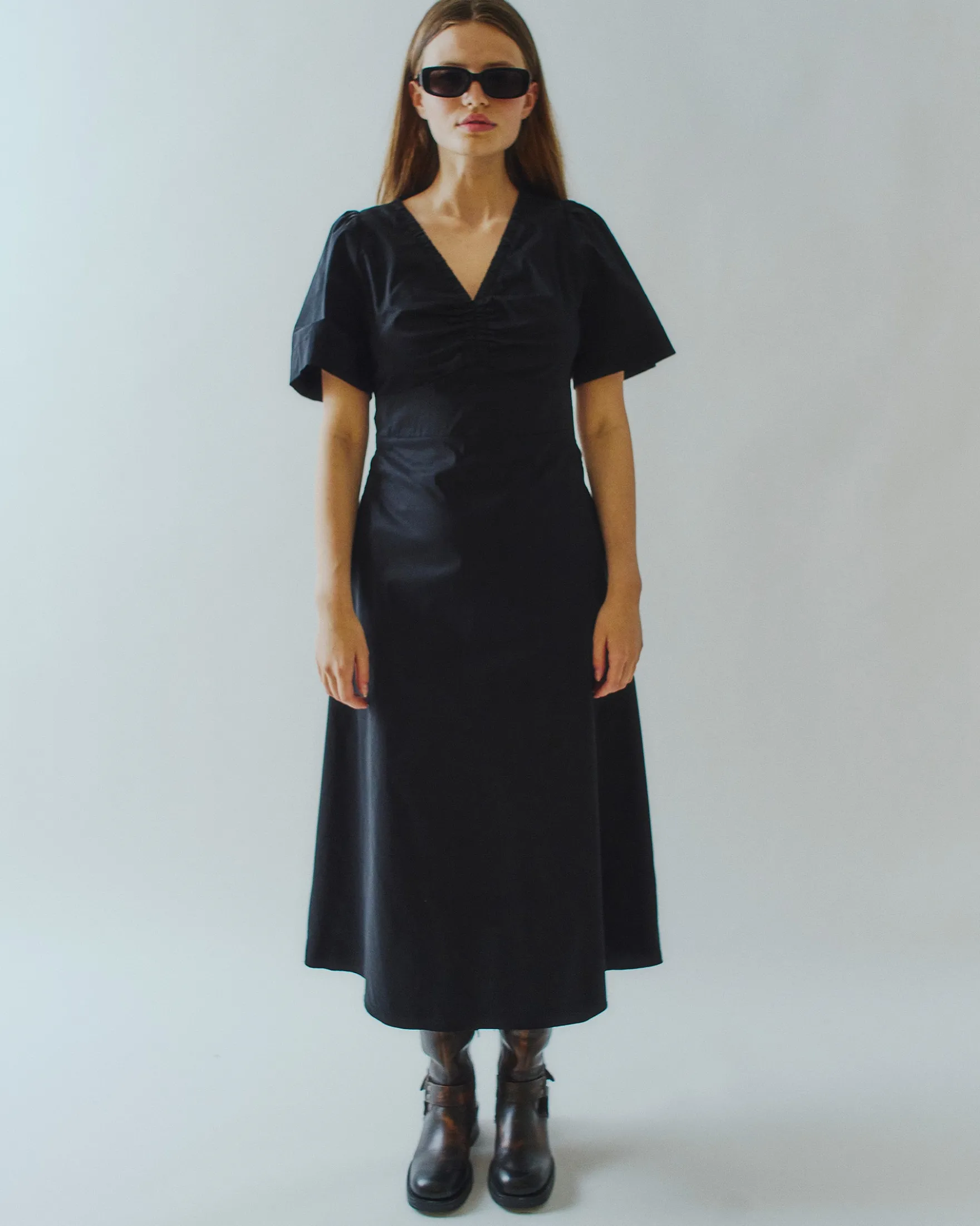 Paulie poplin dress