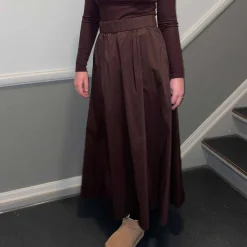 Paulie poplin skirt