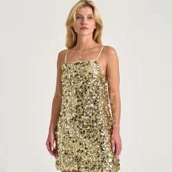 Pcdisco mini strap dress