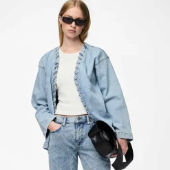 Pcfenda ls denim jacket