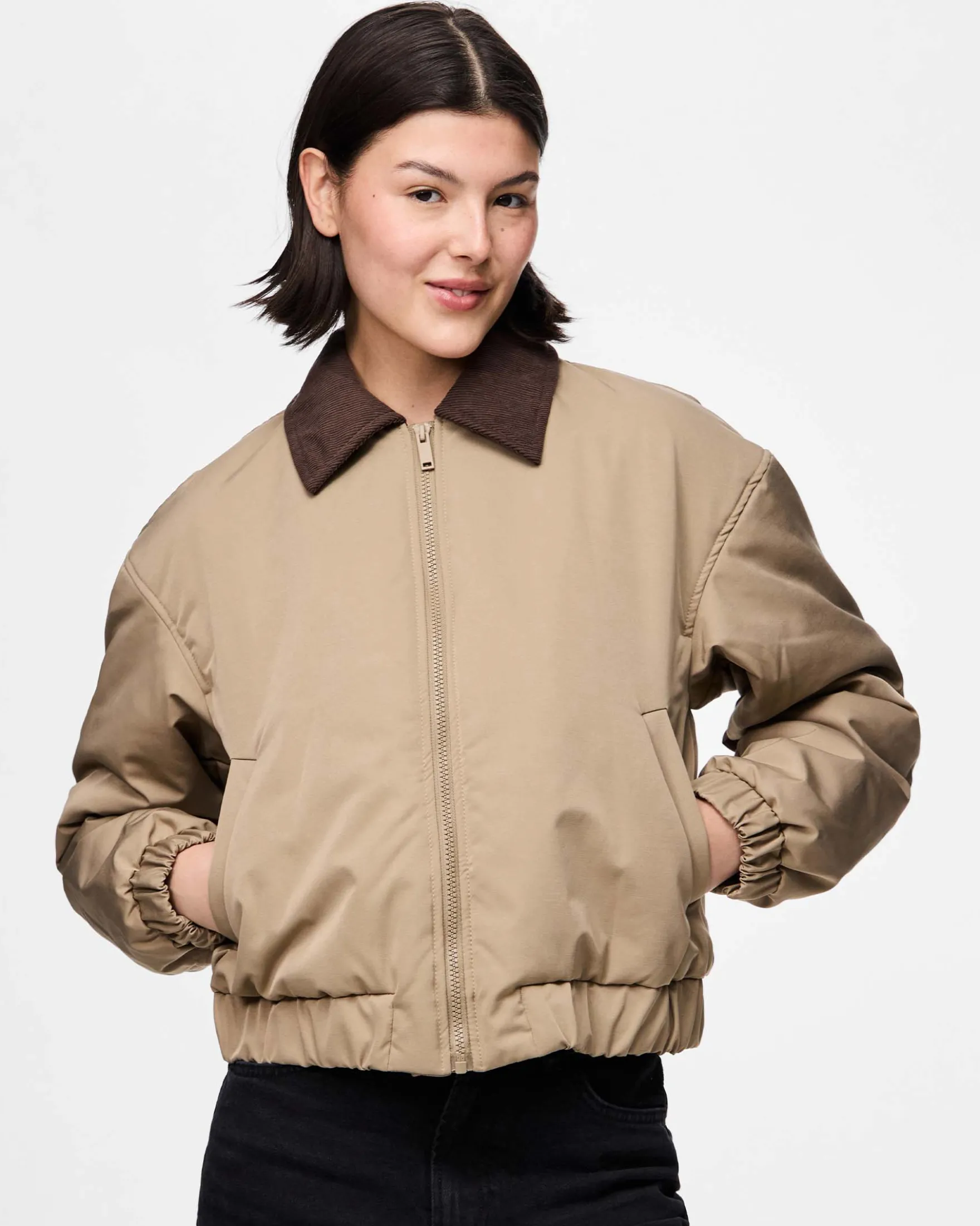 PCJORMA SHORT BOMBER JACKET