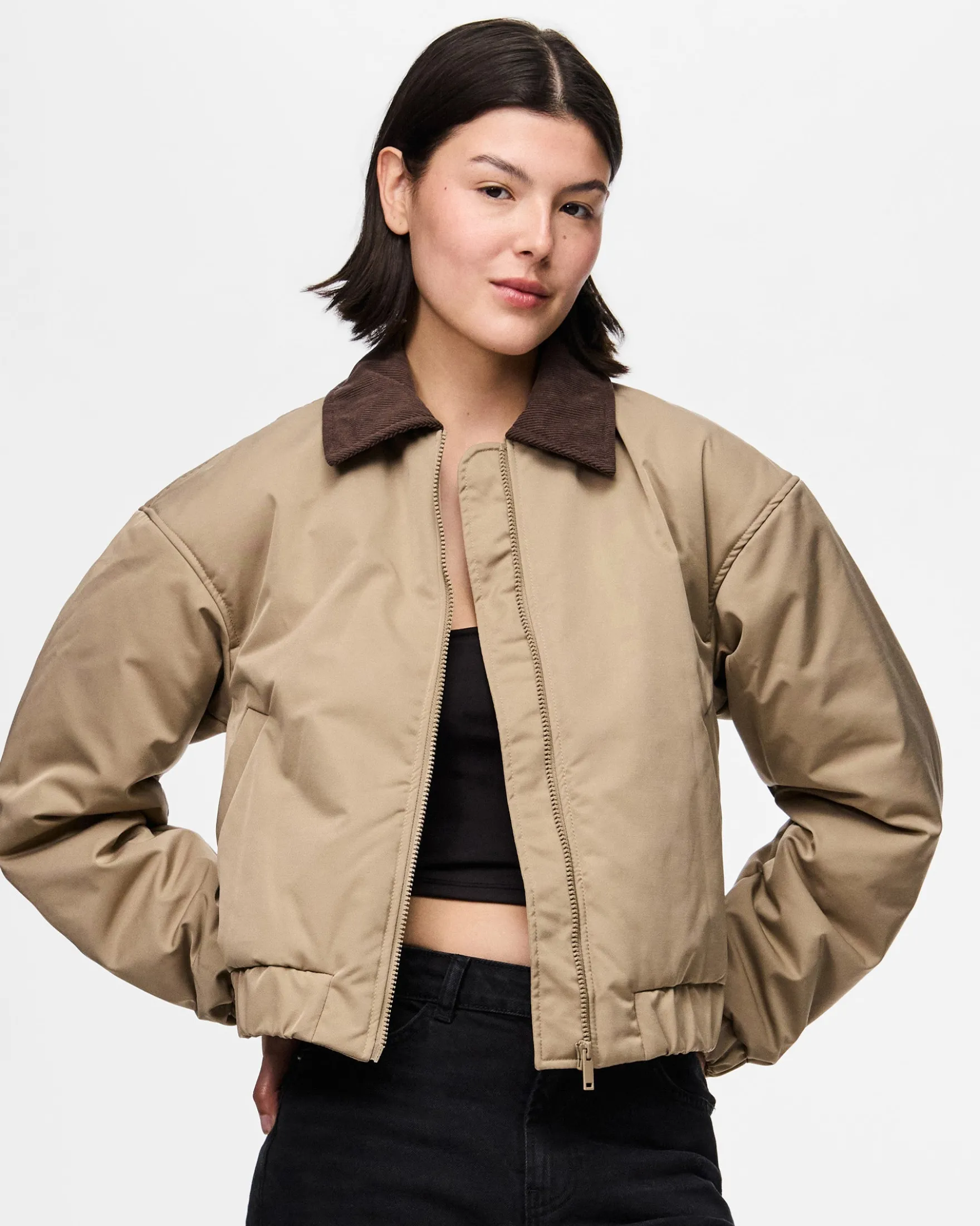 PCJORMA SHORT BOMBER JACKET