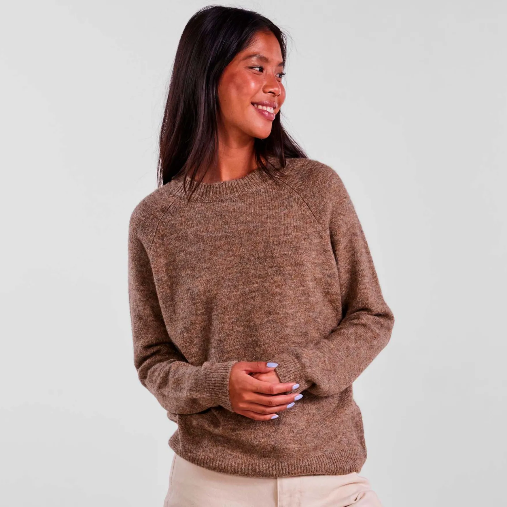 Pcjuliana ls o-neck knit