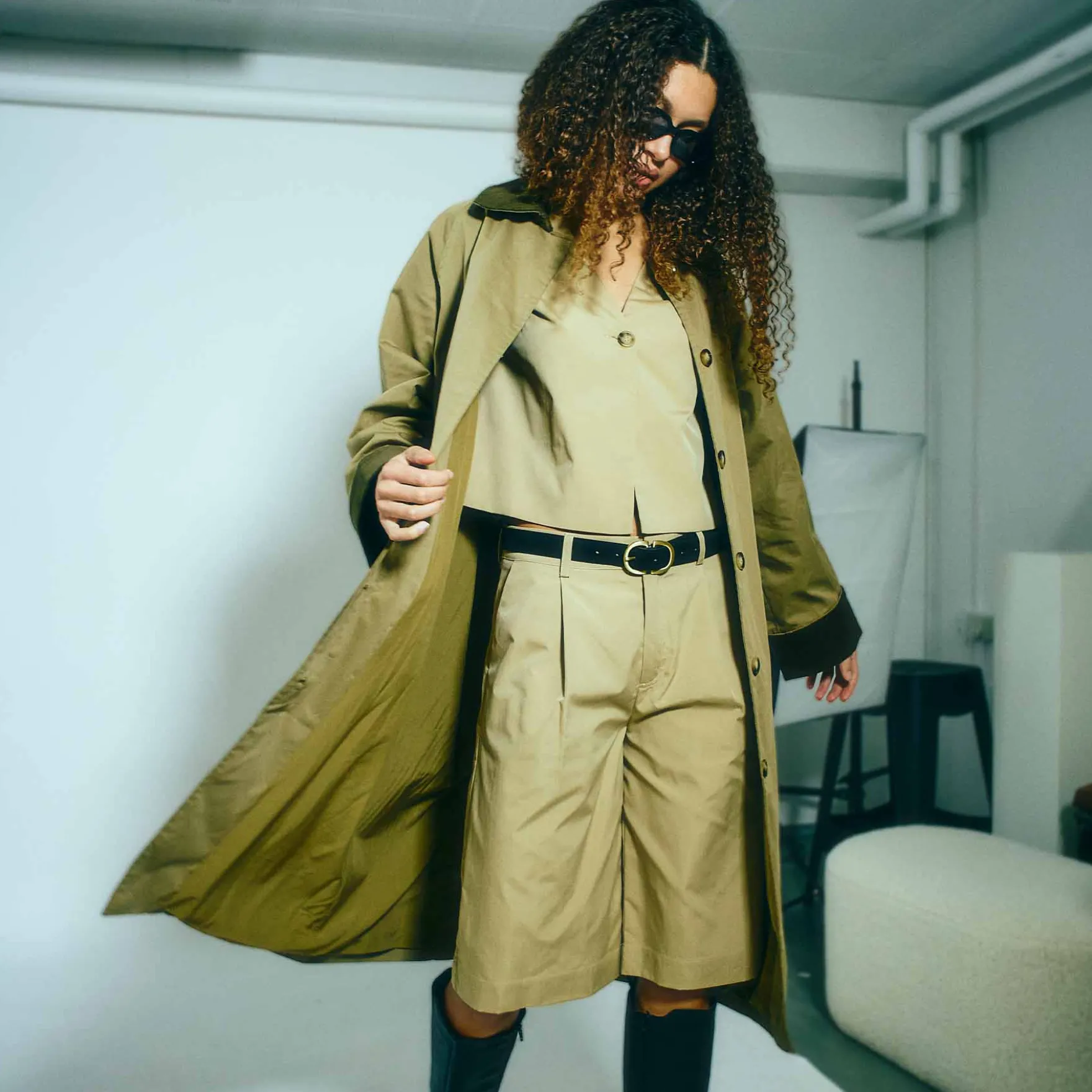 Pcjuva suede belt