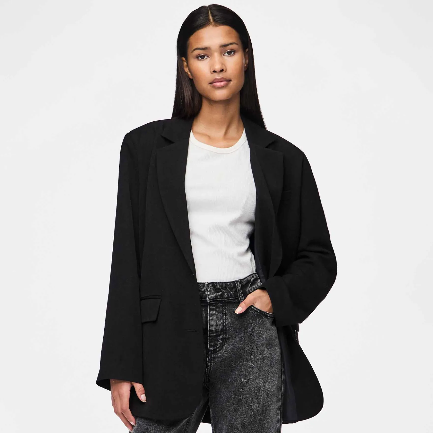 Pckamil ls loose blazer