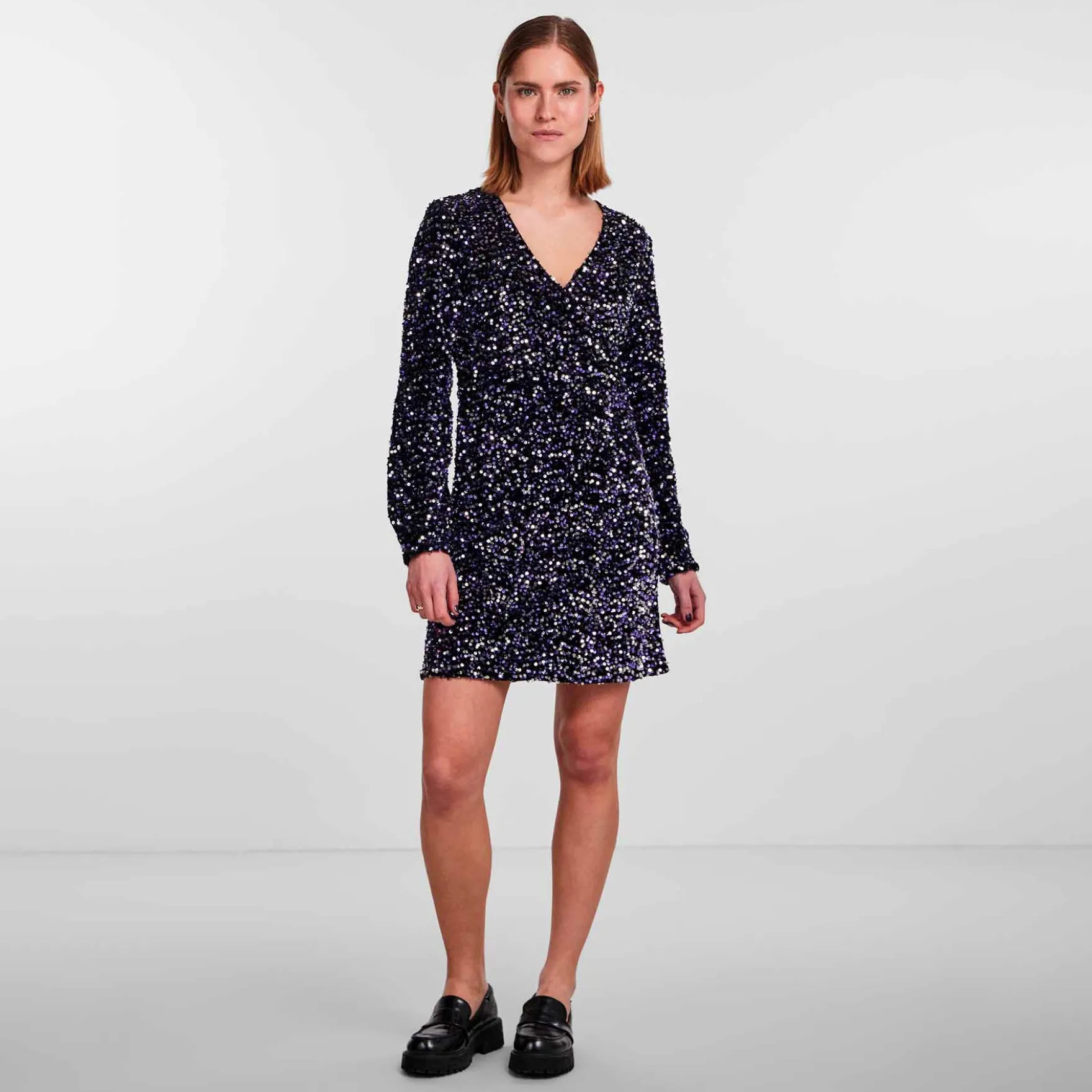 Pckam ls wrap dress