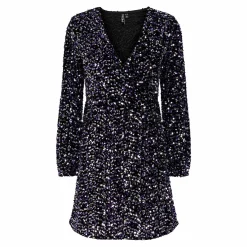 Pckam ls wrap dress