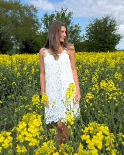 Pcmarisa lace short dress