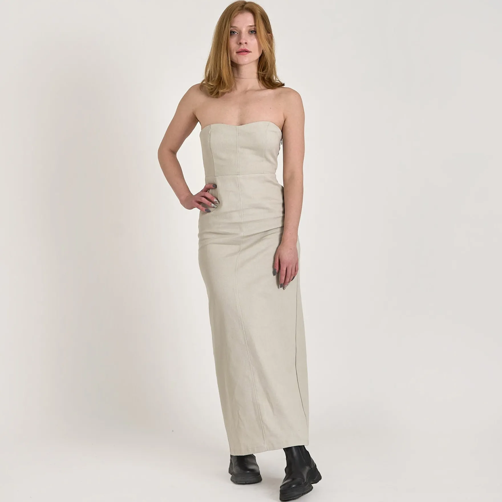 Pcmille ankle bandeau dress