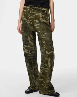 PCMIMMI TIE BARREL JEANS