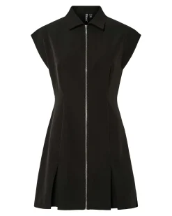 PCMORGAN SL SHORT ZIP DRESS