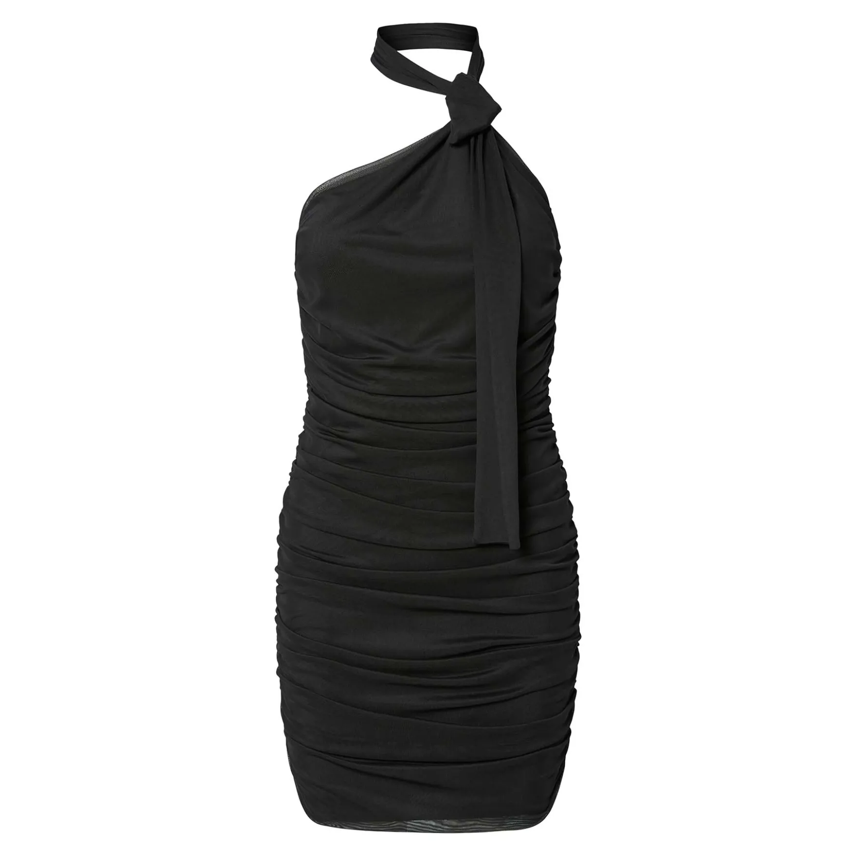 Pcnalle sl halterneck mesh dress
