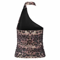 Pcnalle sl halterneck mesh top