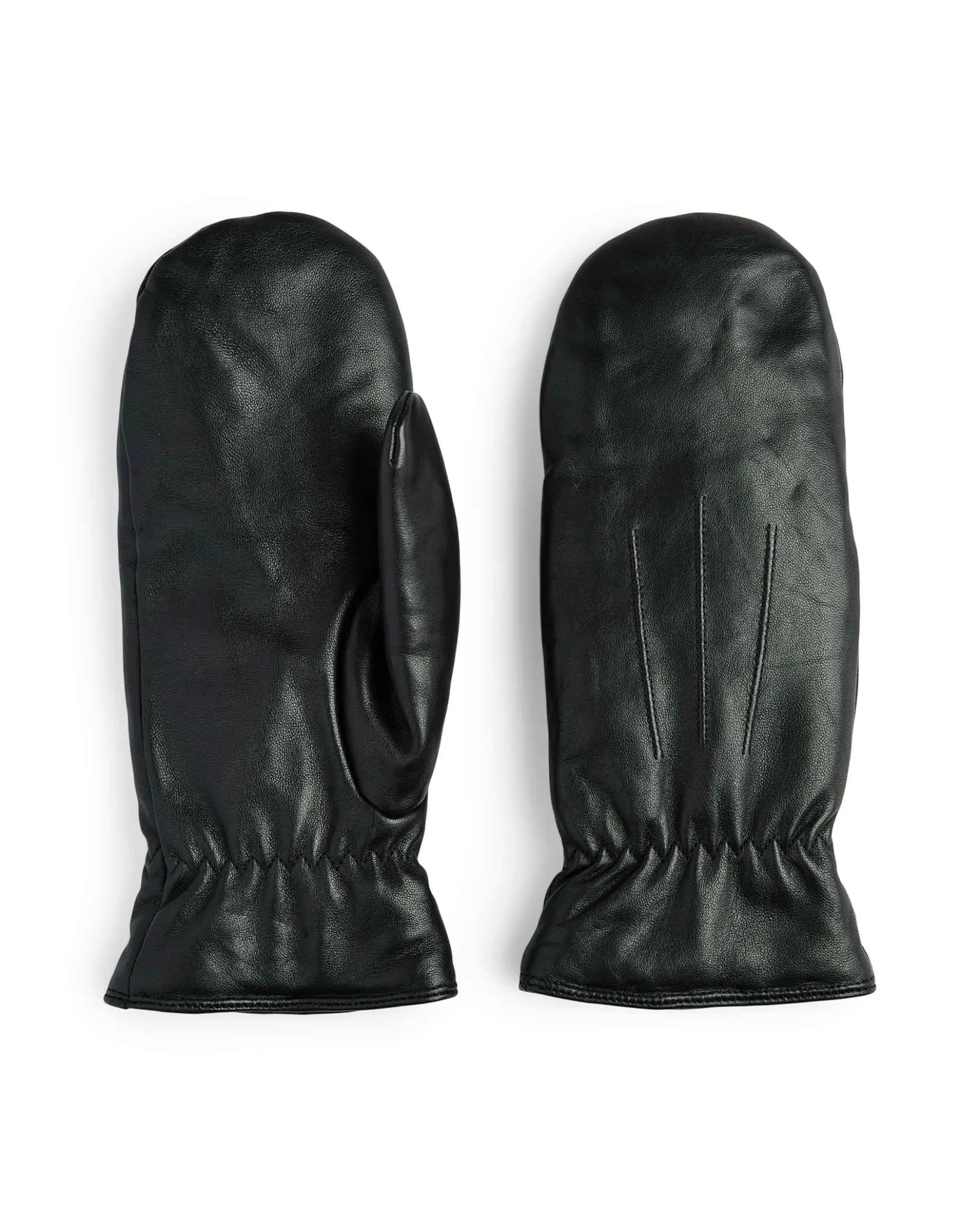 Pcnellie leather mittens