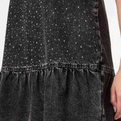 Pcnoel short slip denim dress