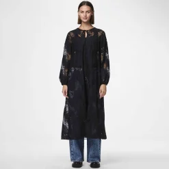 Pcnorinne ls midi dress
