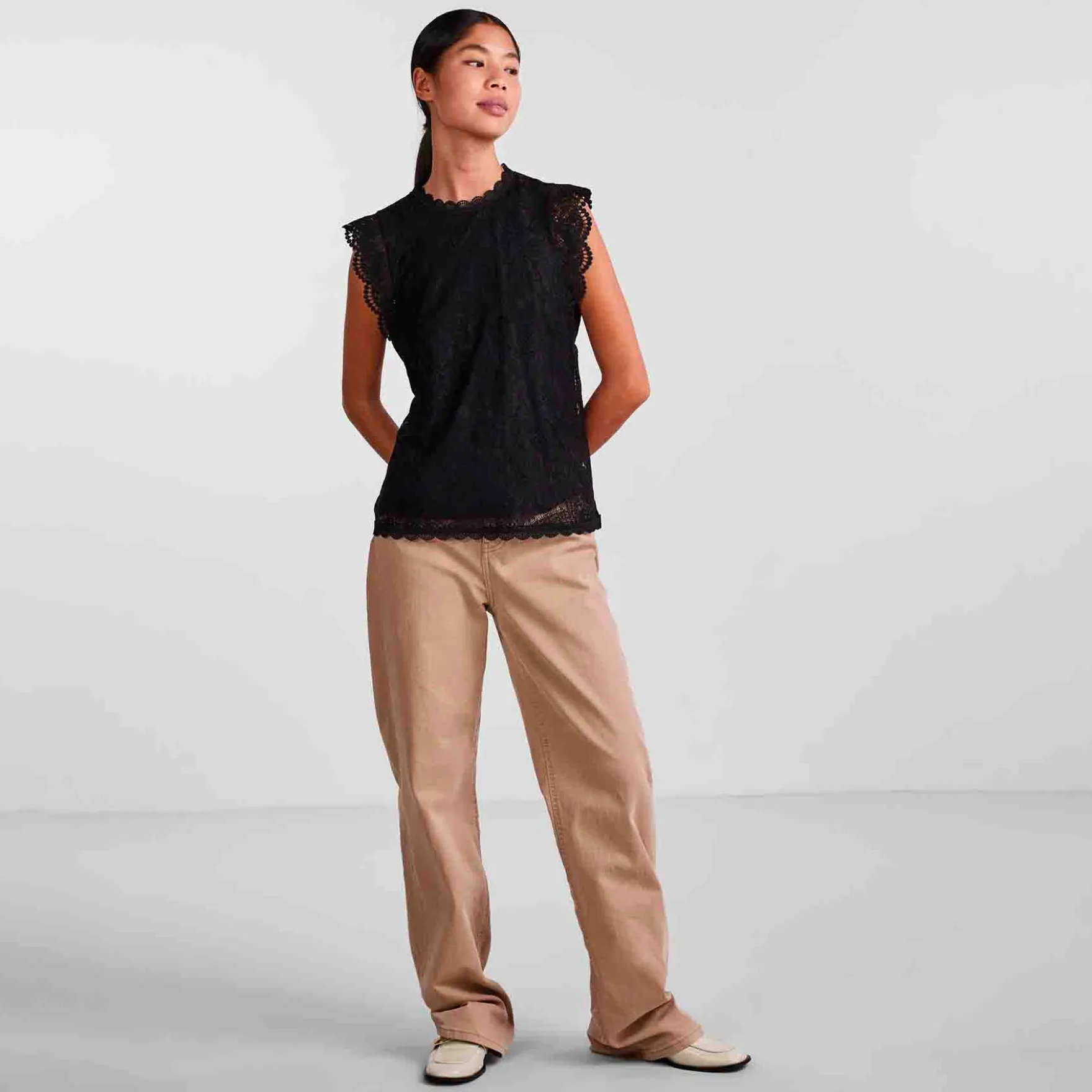 Pcolline sl lace top