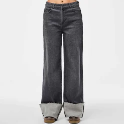 Pcpil hw straight fold up jeans