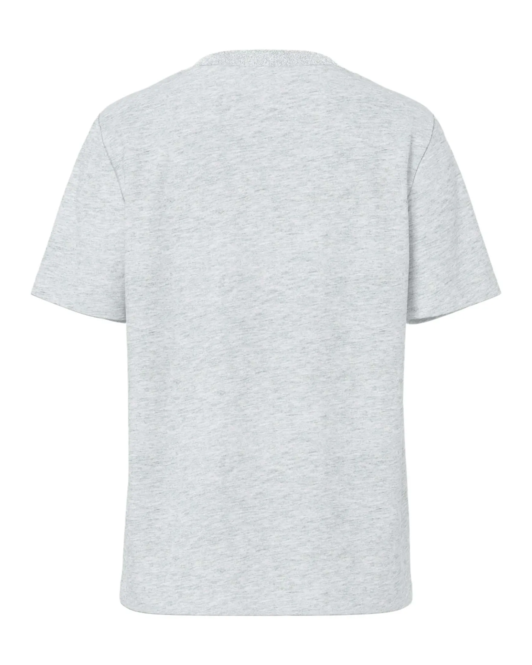 PCRIA SS LUREX NECK TEE