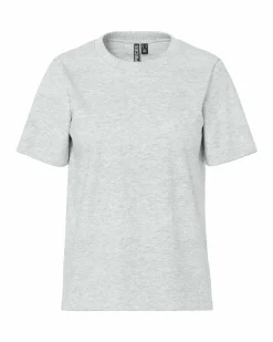 PCRIA SS LUREX NECK TEE