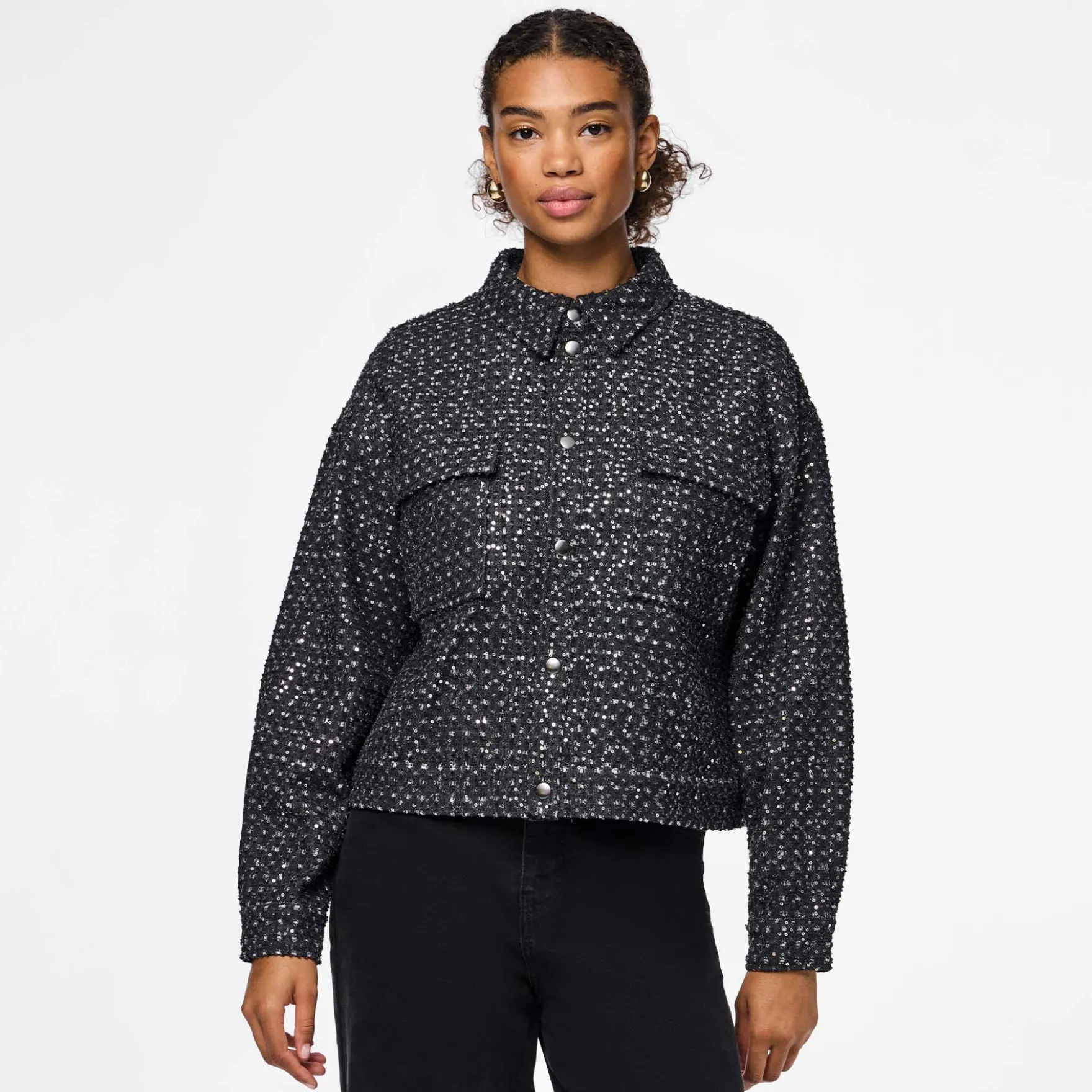 Pcroberta ls sequins jacket