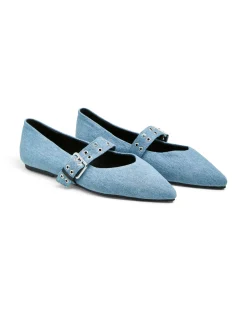 Pcsaga buckle ballerina