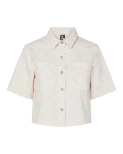PCSALUME SS DENIM SHIRT