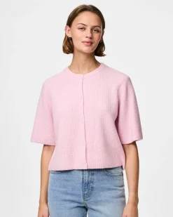 Pcsilly ss o-neck knit