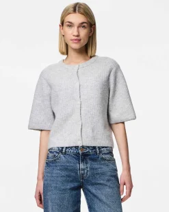 Pcsilly ss o-neck knit