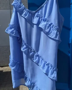 PCTWIRL FRILL STRAP TOP