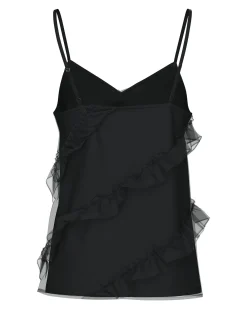 PCTWIRL FRILL STRAP TOP