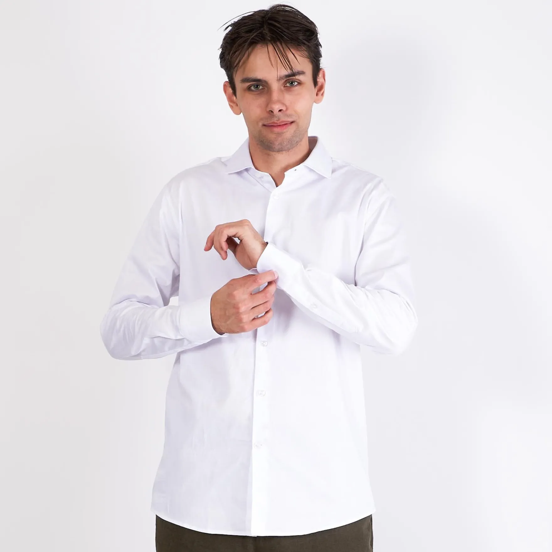 Poplin shirt l/s