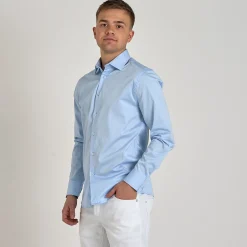Poplin stretch shirt