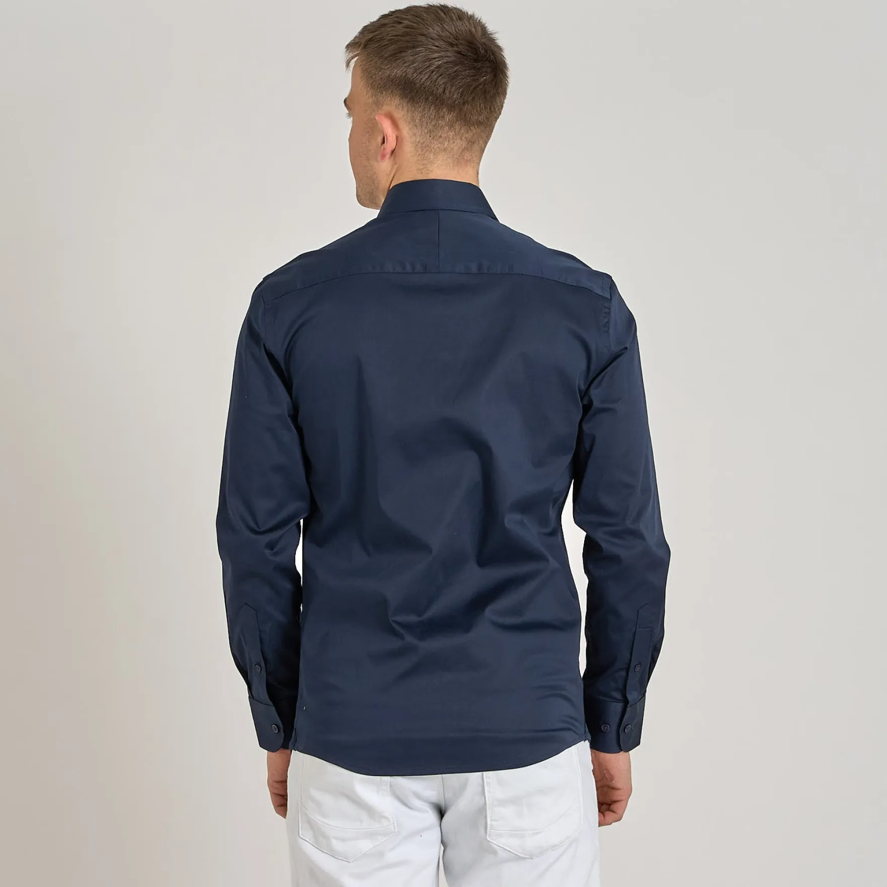 Poplin stretch shirt