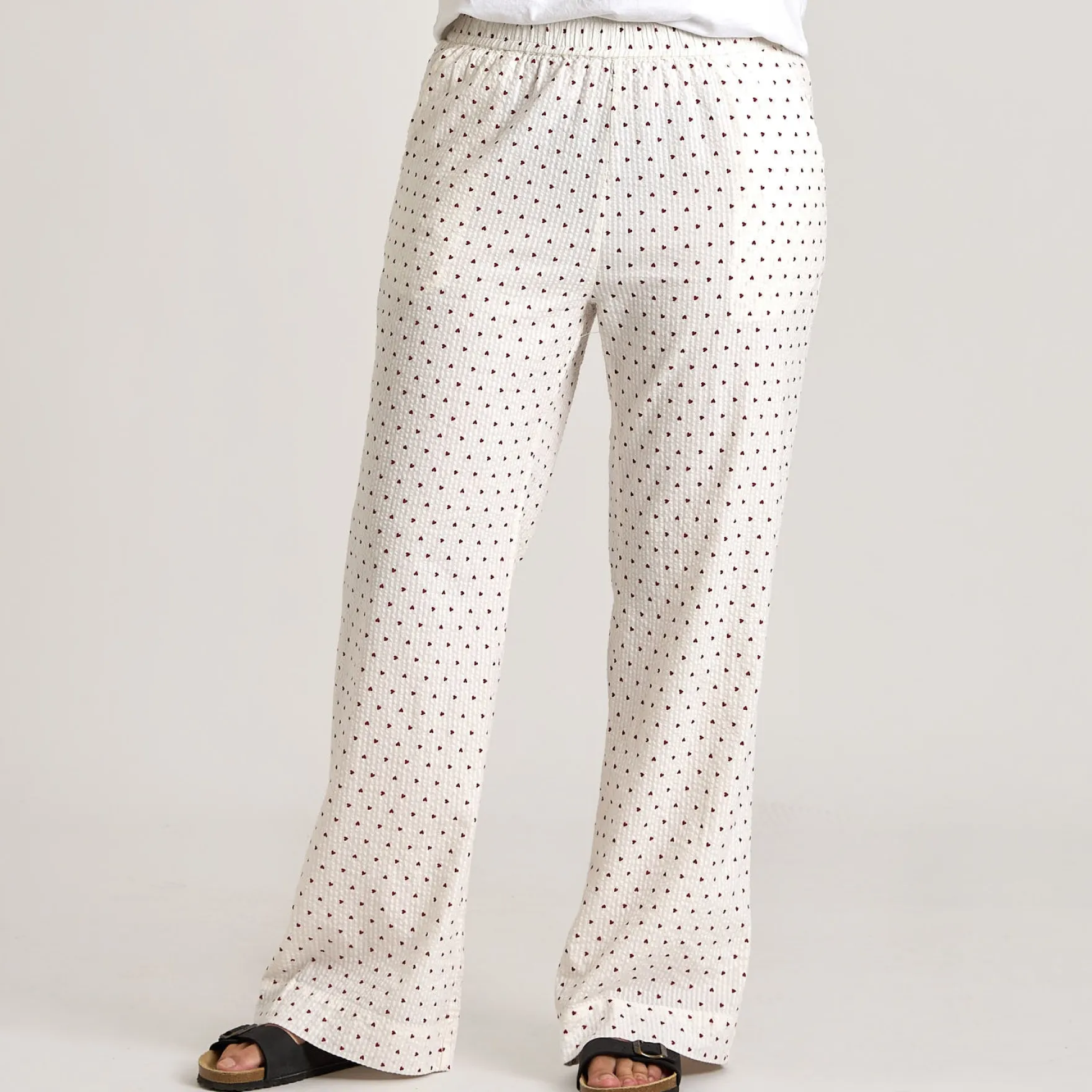 Poppy hearts pants