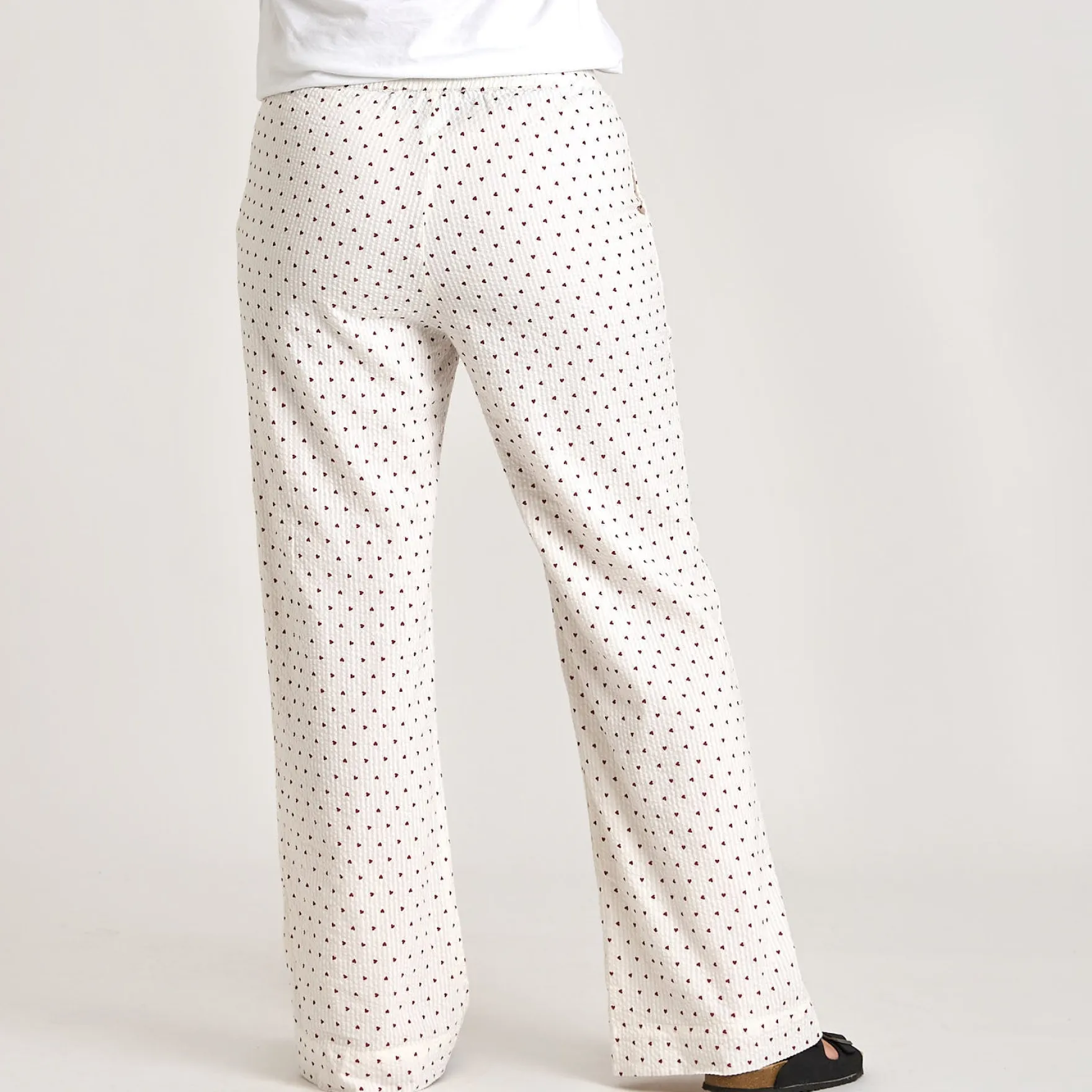 Poppy hearts pants