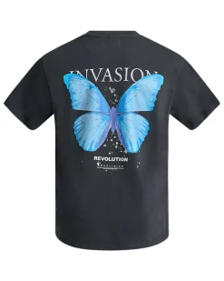 Printed dyed tee