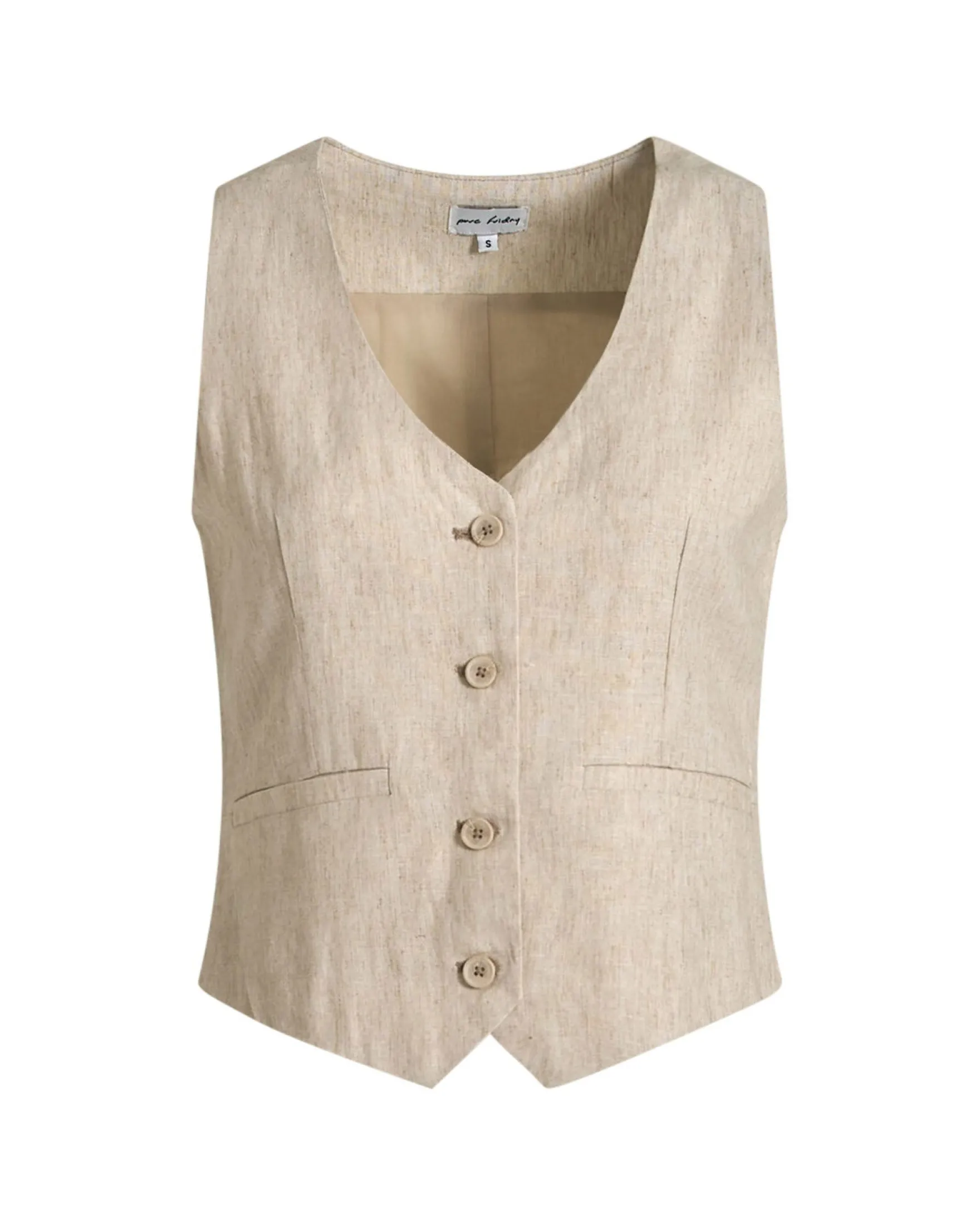 Puragnes linen vest
