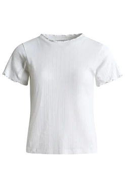 Puranine ss pointelle tee