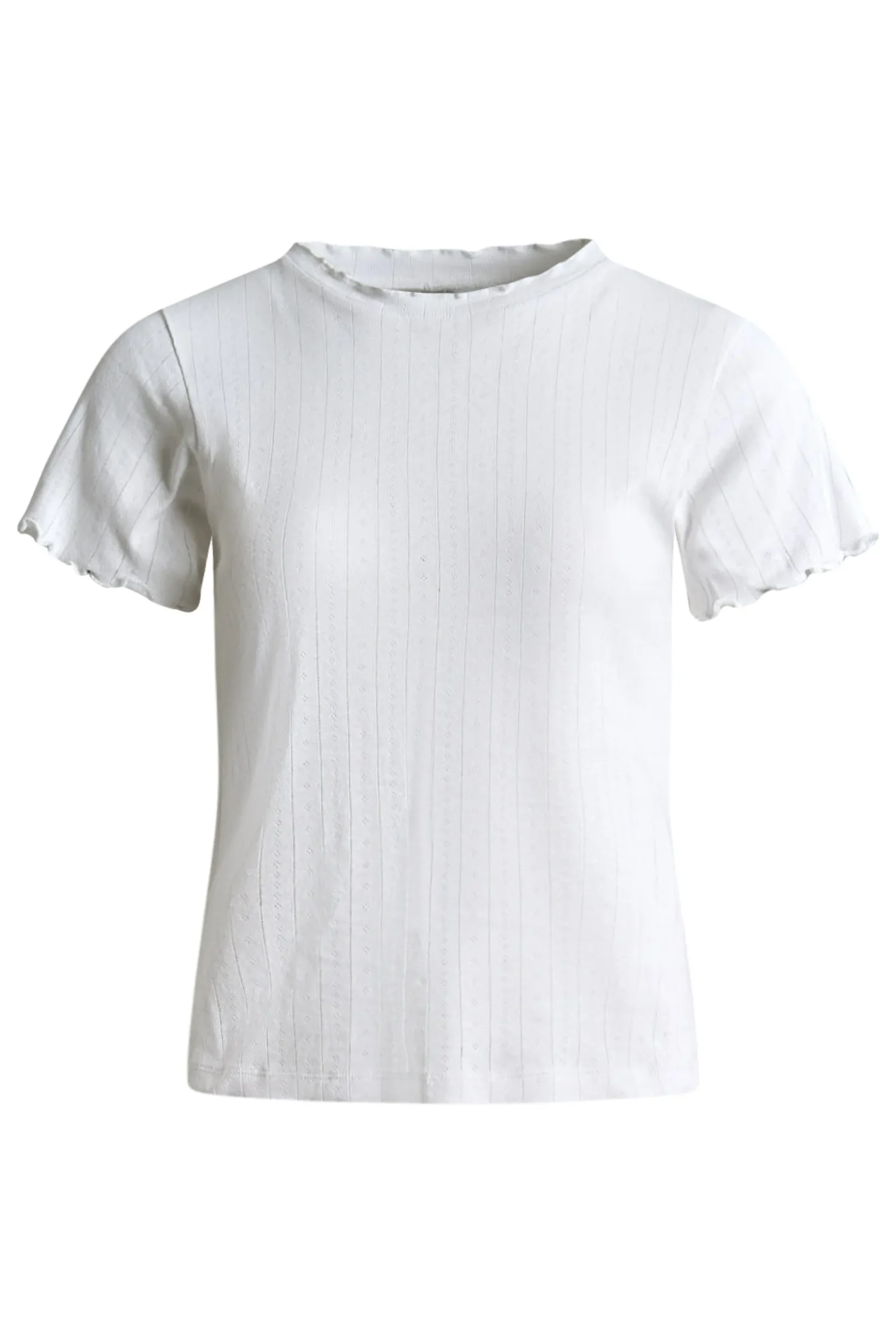 Puranine ss pointelle tee