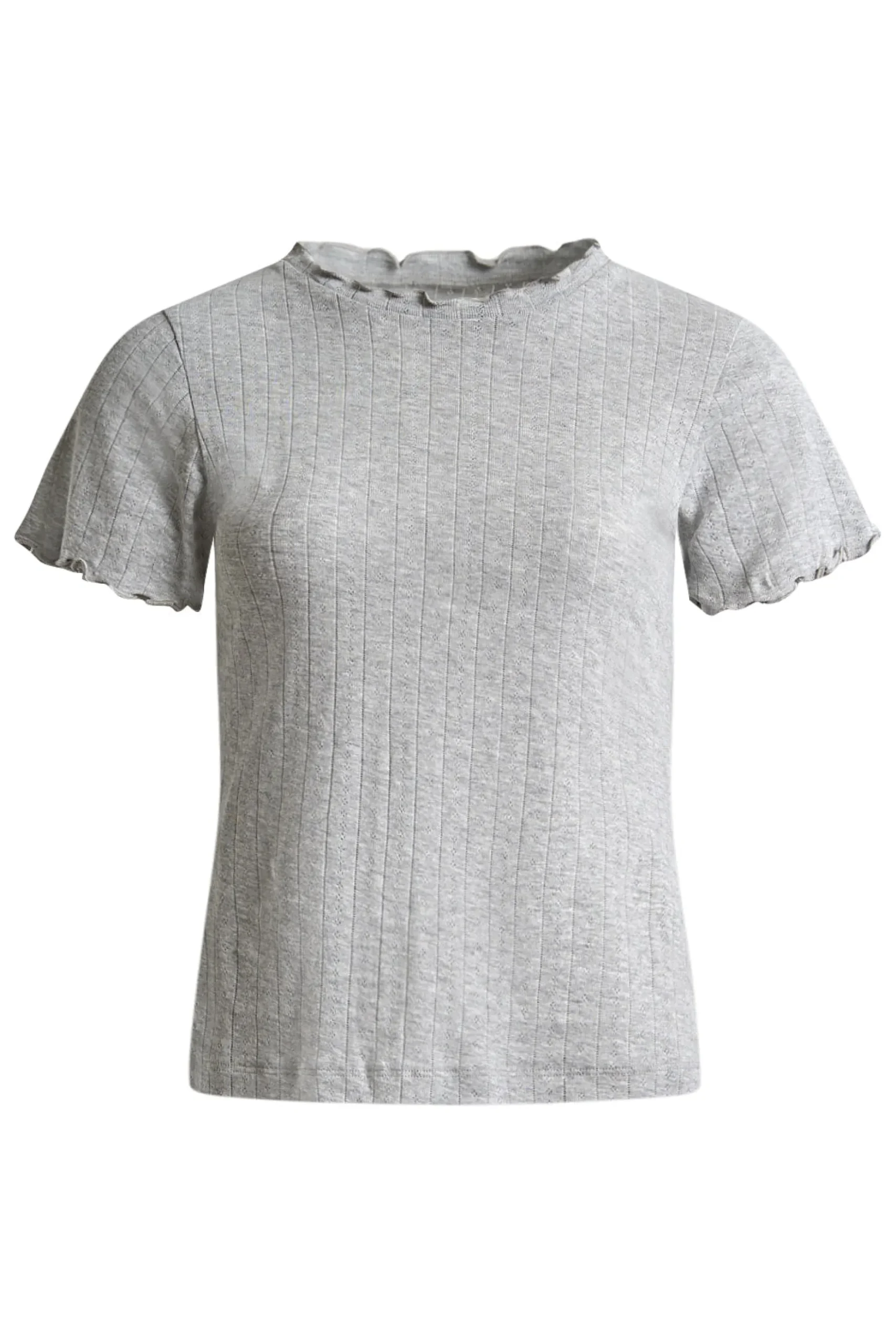 Puranine ss pointelle tee