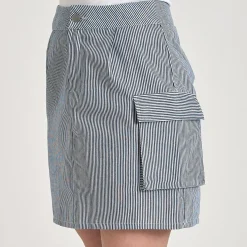 Purcasso pinstripe skirt