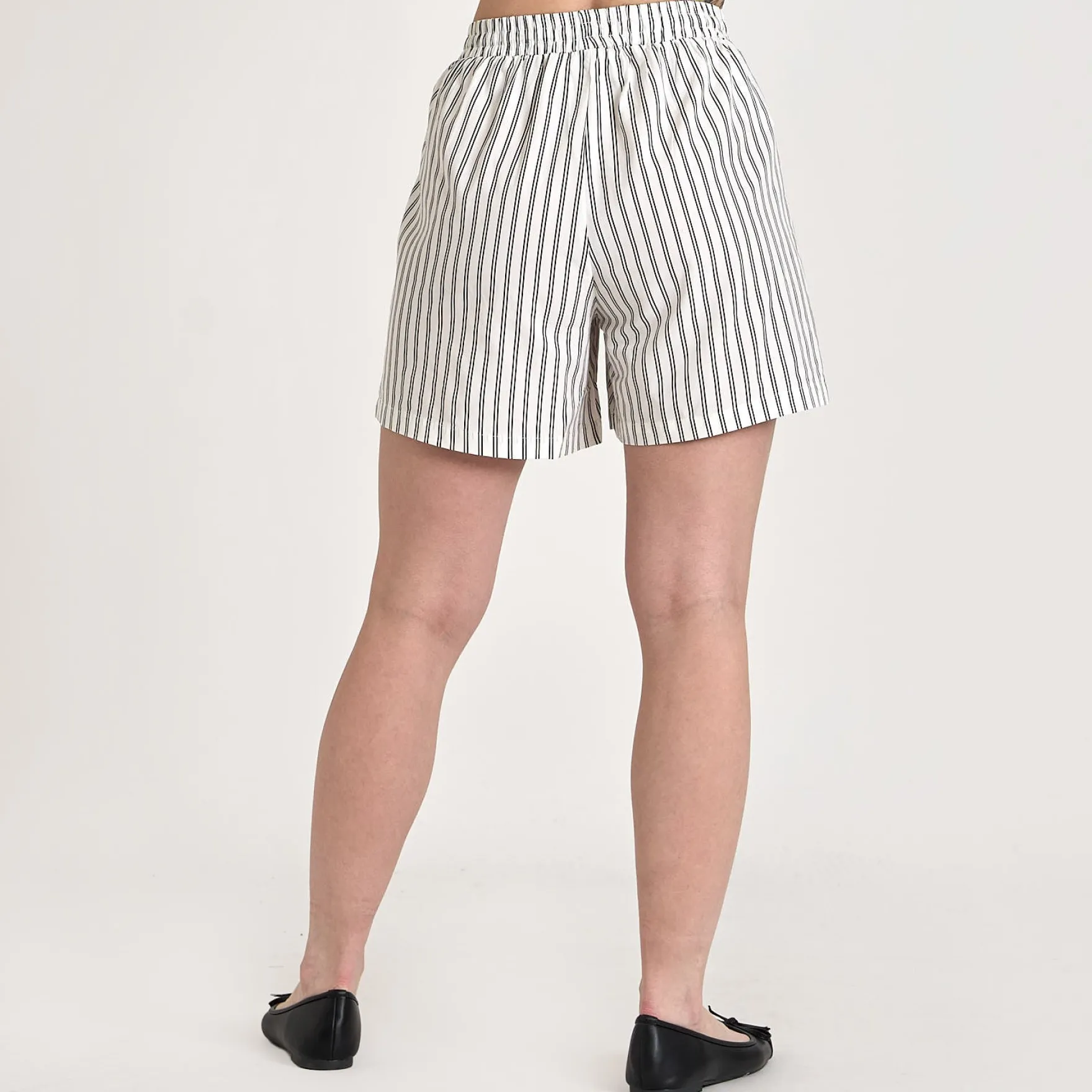 Purcathrine stripe shorts