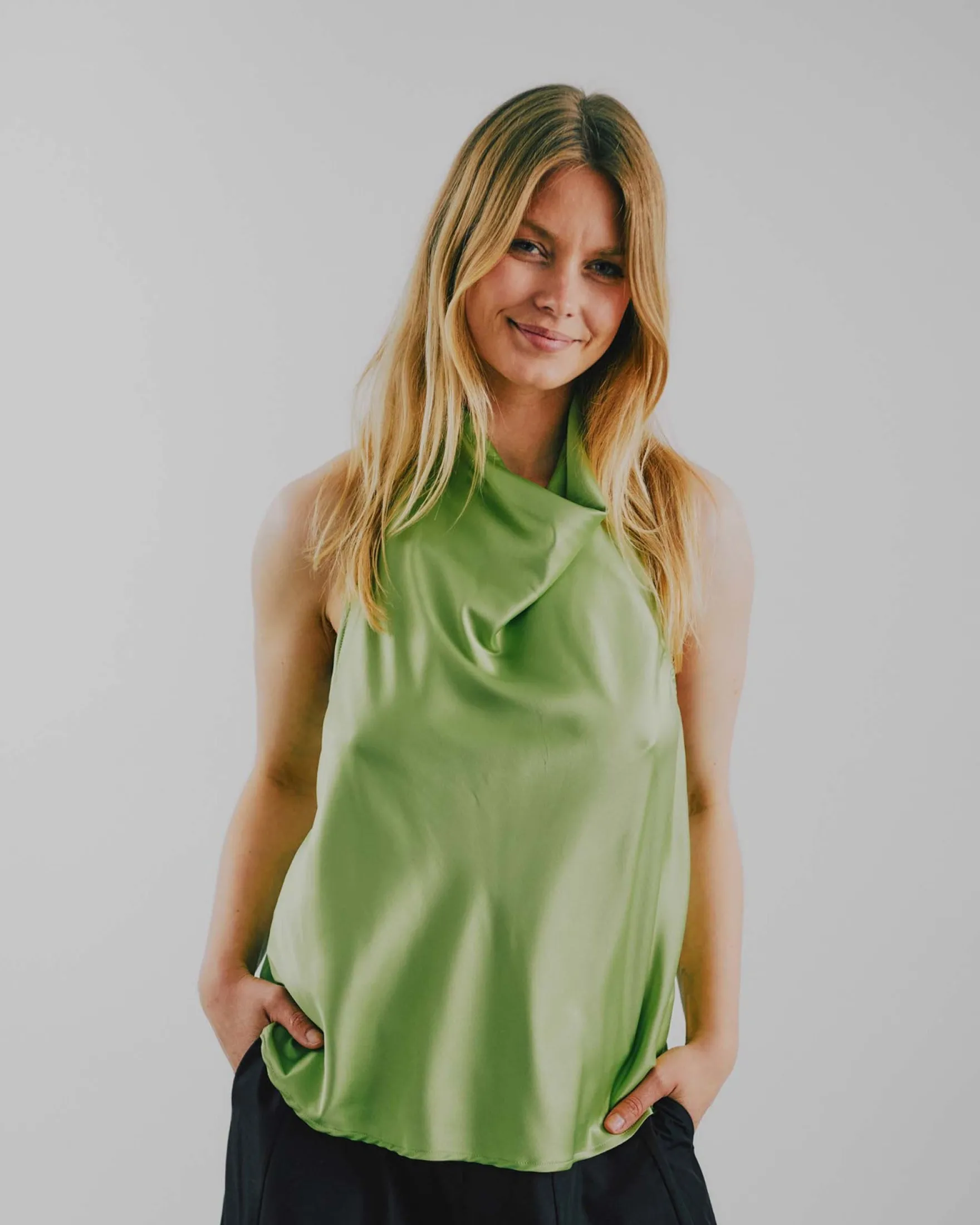 Puresmine satin top