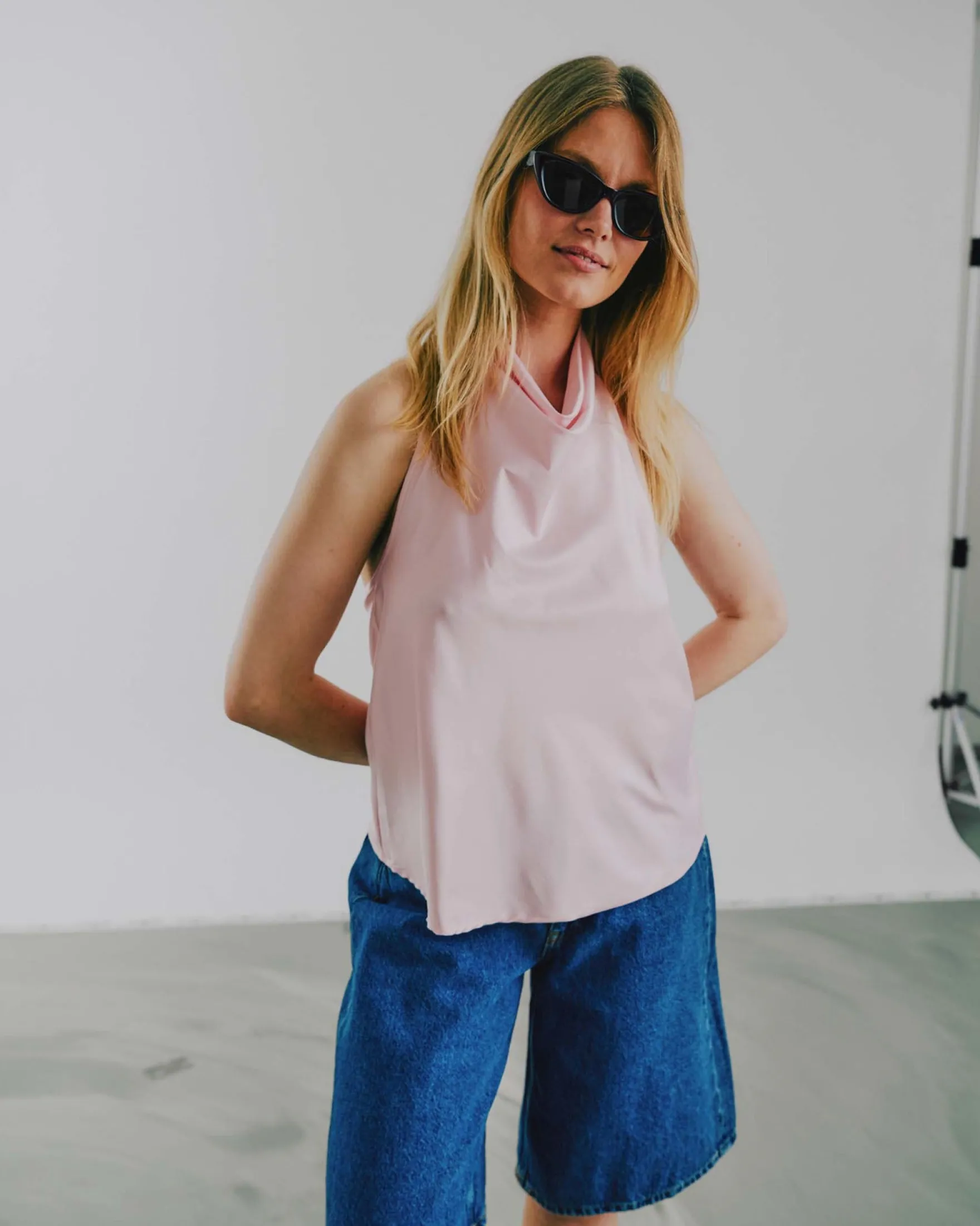 Puresmine satin top