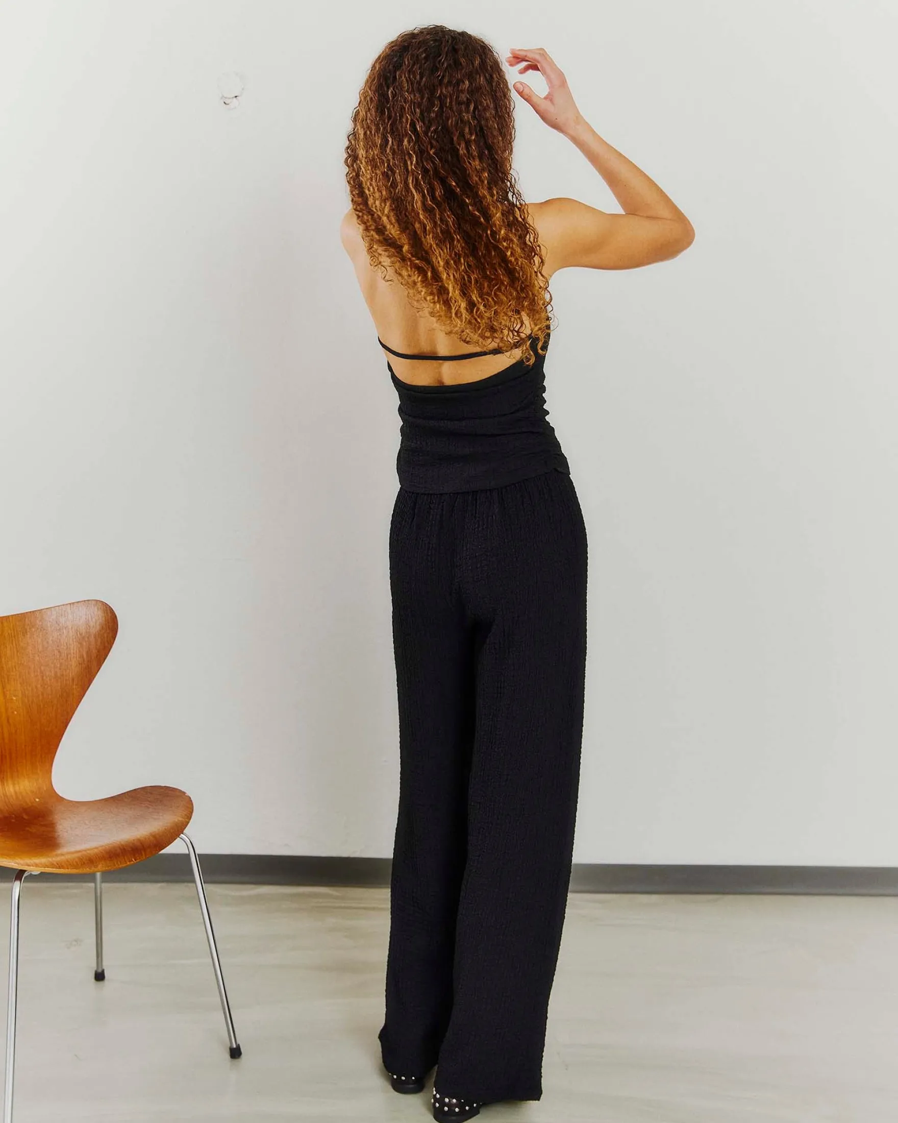Purfelli halterneck top